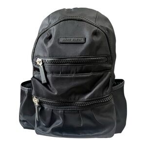 anne klein black leather backpack Anne Klein | Bags | Anne Klein Bag Backpack Black Textured Flap Everyday  Modern Chic Back To School